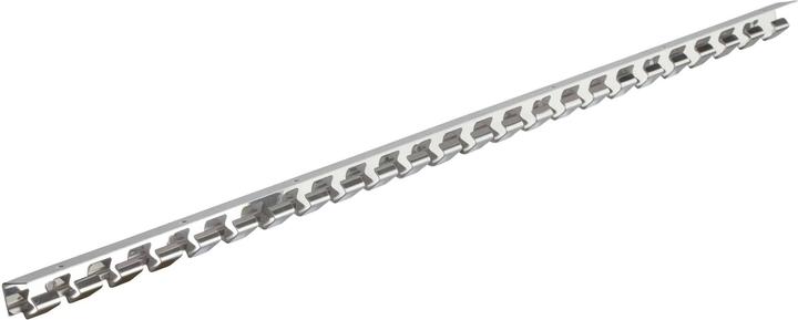 Actual product image Kerbl Hook strip 100cm stainless steel for PVC curtain