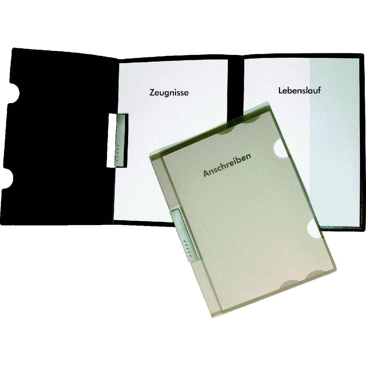 Dataplus, Mappe, Bewerbungsmappe PP 3-teilig natur transparent (A4, 1 x)