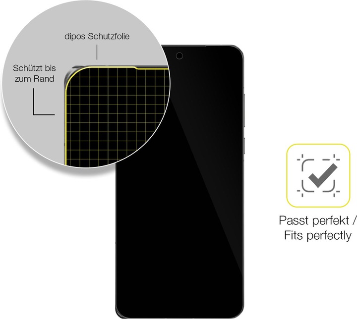 Produktbild Dipos 3D Full Cover Schutzfolie (1 Stück, OnePlus 13)