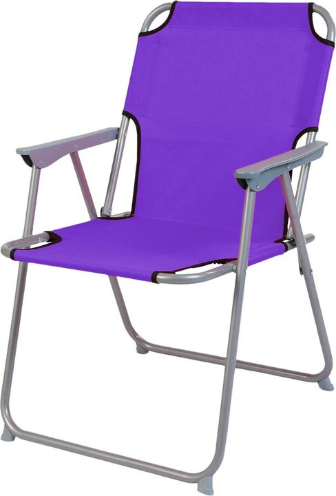 Produktbild Mojawo 5-tlg Camping Set Gartenmöbel Campingtisch + 4 Campingstuhl Klappstuhl Lila