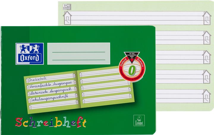 Image du produit Oxford Cahier d'écriture A5 horizontal (A5, À rayures, Couverture souple)