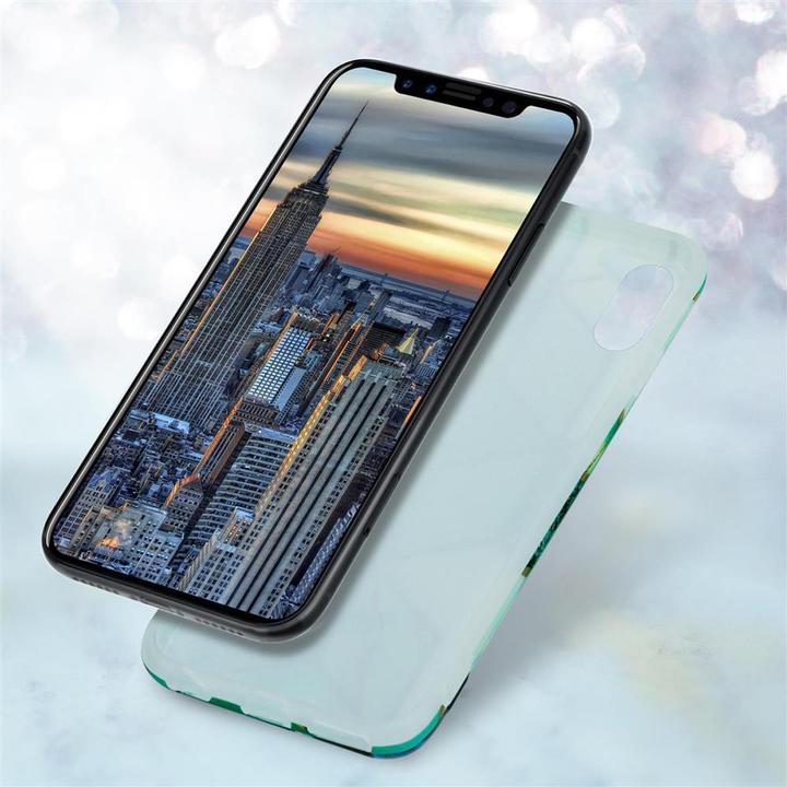 Image du produit Cadorabo Couverture IMD TPU Marbre coloré (Apple iPhone X)