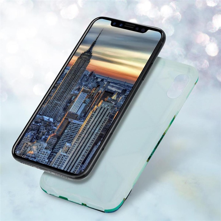 Produktbild Cadorabo IMD TPU Bunter Marmor Cover (Apple iPhone X)