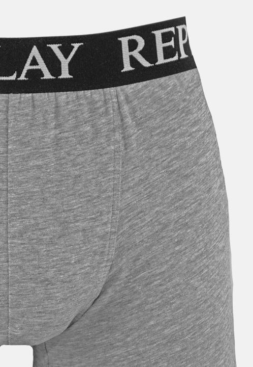 Immagine prodotto Replay Trunk BOXER Style 01/C Basic Cuff Logo im 3er Pack (XL, confezione da 3)