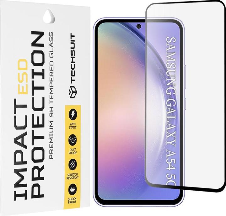 Produktbild Techsuit - ESD Glass - Samsung Galaxy A54 - Black (Samsung Galaxy A54)