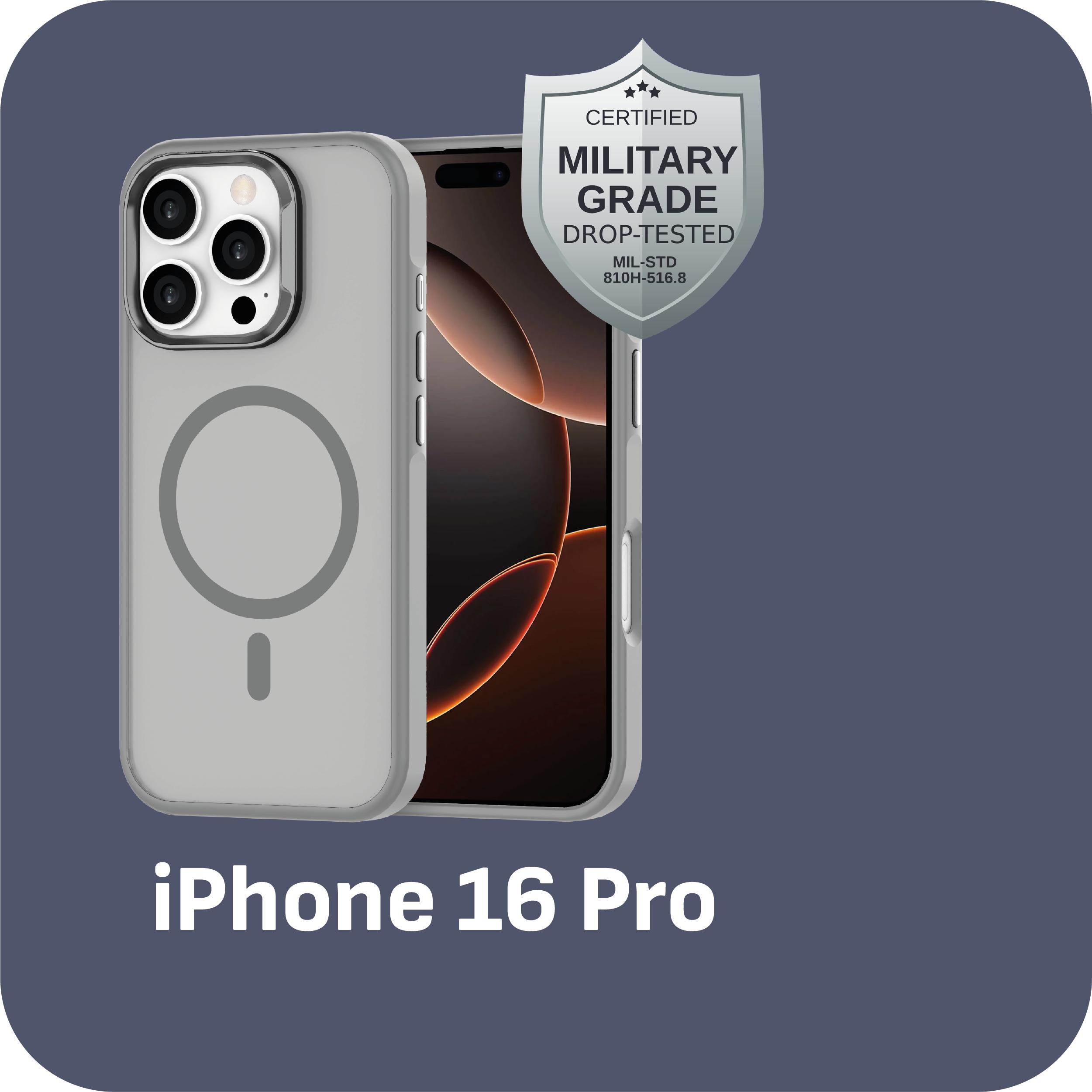 Thumbnail - Cazy Silikon Hülle Soft TPU Schutz (Apple iPhone 16 Pro), Smartphone Hülle, Grau