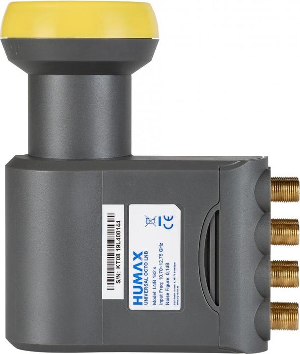 Immagine prodotto Humax LNB 182s - F - 4 cm - 60 mm - 135 mm - 115 mm - 470 g (Polpo LNB, 40mm)