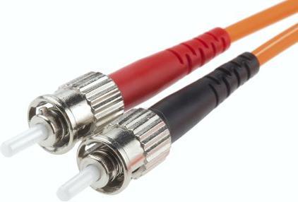 Image du produit RS PRO Câble patch fibre optique 50µm ST-ST DX 2m (S/UTP, CAT6e, 0.30 m)