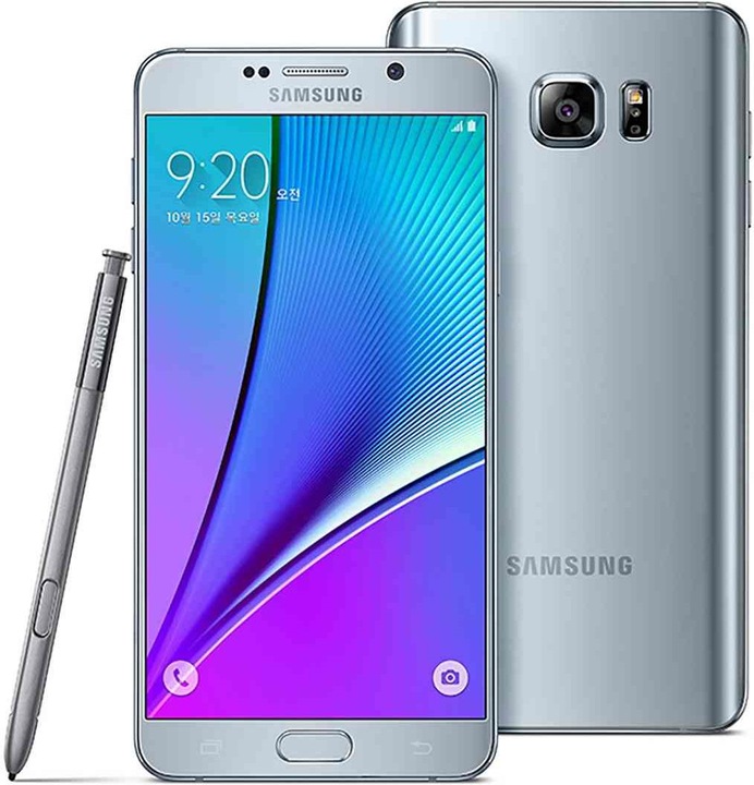 Actual product image Samsung Galaxy Note 5 (32 GB, Silver Titanium, 5.70", 16 Mpx, 4G)
