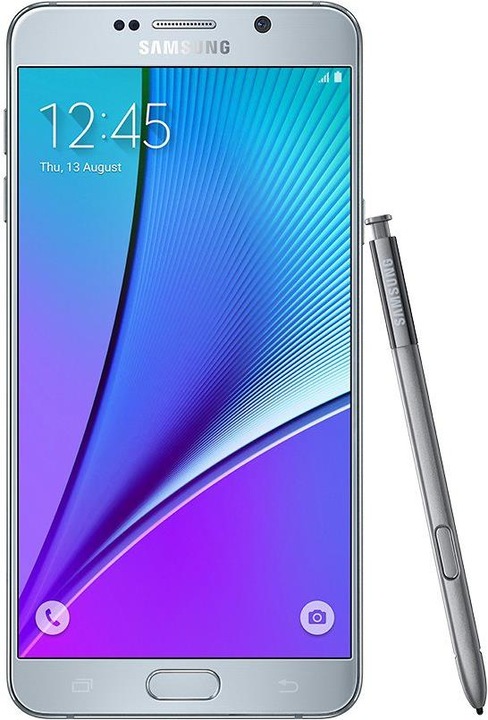 Actual product image Samsung Galaxy Note 5 (32 GB, Silver Titanium, 5.70", 16 Mpx, 4G)