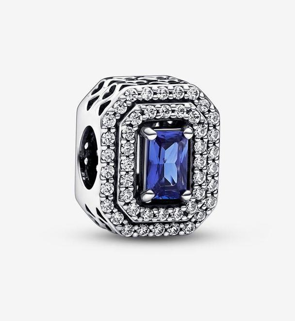 Produktbild Pandora Charm Funkelnder Blauer Stein (Silber 925, Zirkonia)