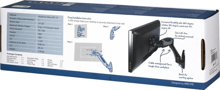 Productafbeelding Arctic W1-3d (Muur, 32")