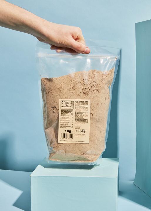 Actual product image KoRo Partly oiled organic linseed flour (1000 g)
