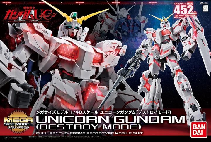 Produktbild Bandai MEGA SIZE 1/48 RX-0 Unicorn Gundam (Destroy Mode)