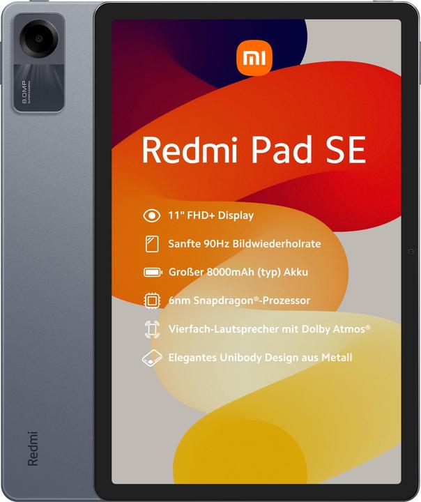 Productafbeelding Xiaomi Redmi Pad SE (Alleen WLAN, 11", 128 GB, Grafietgrijs)