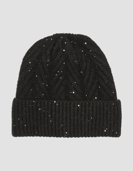 Actual product image s.Oliver Mütze Strickmütze mit Glitzergarn