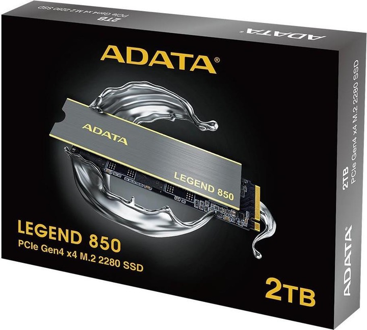 Image du produit Adata SSD Legend 850 M.2 2280 NVMe 2000 Go (2000 Go, M.2 2280)
