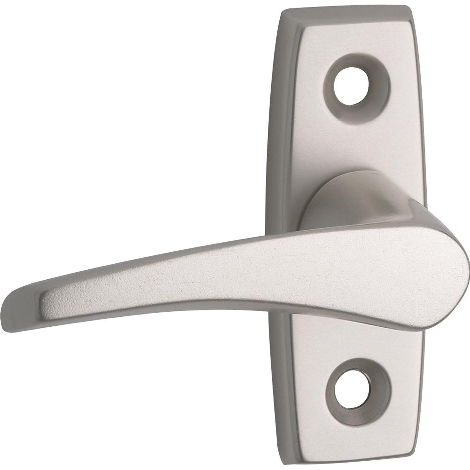 Grundmann, Türgriff + Fenstergriff, Fenstergriff FAVORIT 1004 - sichtbar geschraubt, 7x35, Alu poliert (Türgriff)