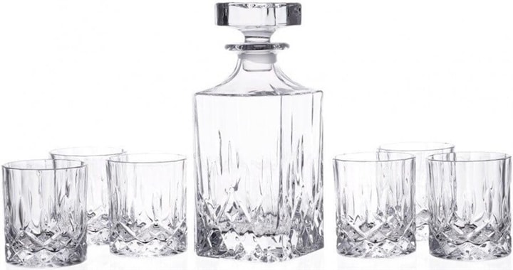 Immagine prodotto Rcr Set Di Bicchieri Da Whisky E Garafe 6 Pezzi. Op (6 x, Bicchiere da whisky)