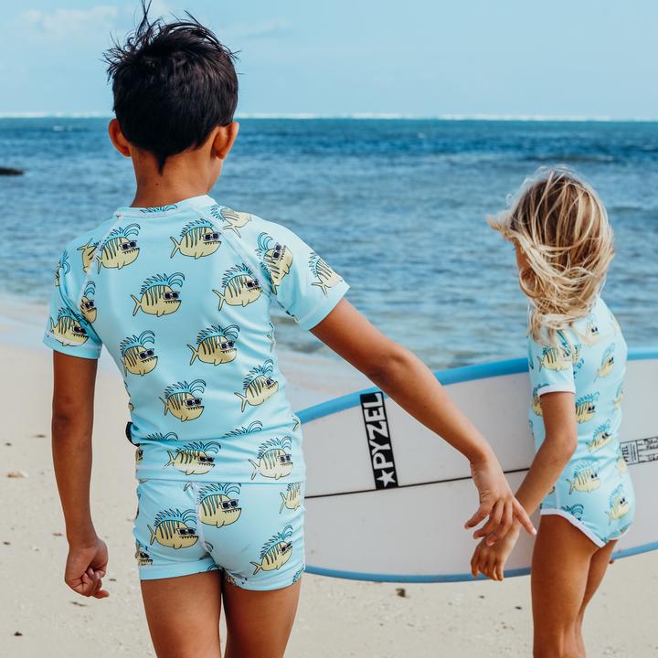 Actual product image Beach & Bandits UV swim shorts Funky Fish (116, 122)