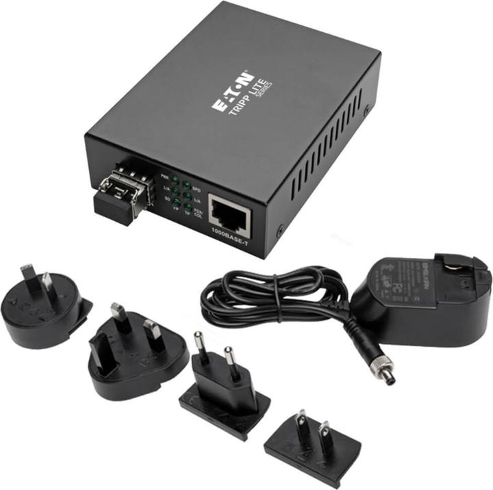 Image du produit Eaton Convertisseur Gigabit Multimode Fibre vers Ethernet 10/100/1000 LC International Pow