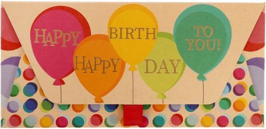 Produktbild Artebene Geschenkumschlag Birthday Ballons (Geschenkbox, 1 x)