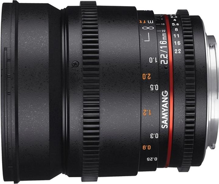 Produktbild Samyang 16mm T2.2 VDSLR II Sony E (Sony E, APS-C / DX)