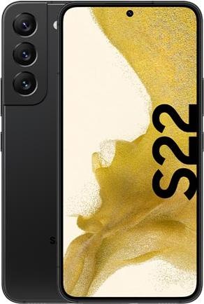 Actual product image Samsung Galaxy S22 EU (128 GB, Phantom Black, 6.10", Dual SIM, 50 Mpx, 5G)