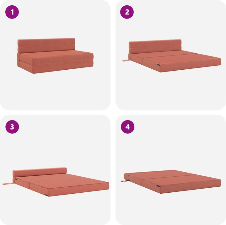 Produktbild vidaXL Klappsoufa