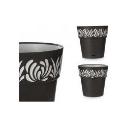 Thumbnail - Kerbl, Blumentopf, Stefanplast Pflanzgefäss Gaia Rund Wasserreserve Graphit (29 cm)