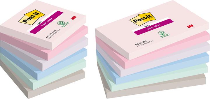Produktbild Post-it Super Sticky Soulful (76 x 127 mm)
