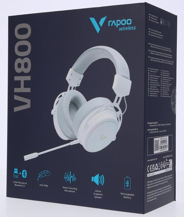 Actual product image Rapoo Vh800 Dualmode Wl Gaming Headset Ws (Wireless)