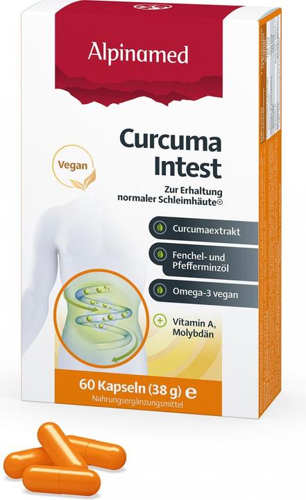 Actual product image Alpinamed Curcuma Intest (1 Piece, Capsules, 40 g)