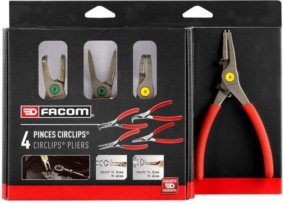 Actual product image Facom PCJ4PB Locknut pliers set 4-piece (335 mm)