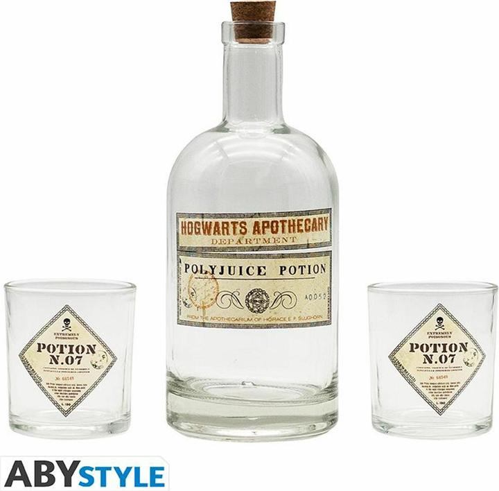 Actual product image ABYstyle HARRY POTTER - Bottle and glasses Set - Potion