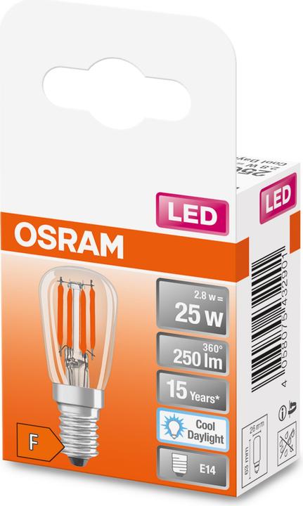 Productafbeelding Osram Ster Speciaal T26 (E14, 2.80 W, 250 lm, 1 x, F)