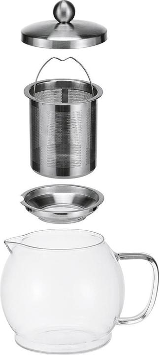 Fs-Star Teekanne aus Glas mit Filter (1.20 l)