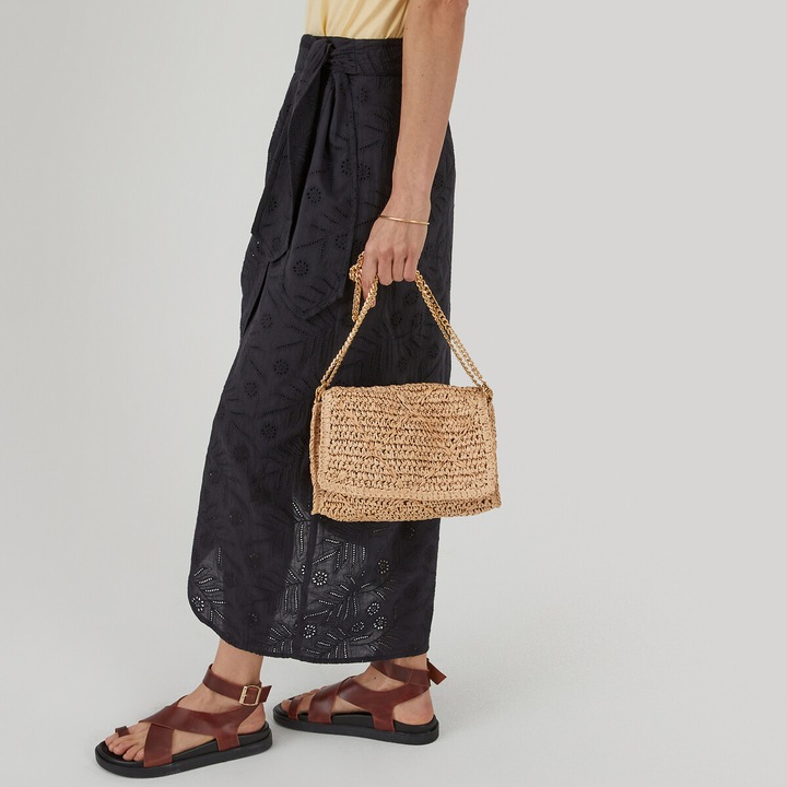 Produktbild La Redoute Collections Geflochtene Tasche mit Schulterkette