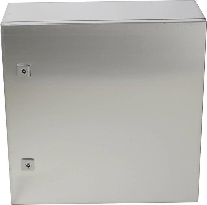 Actual product image Tru Components TC-SS505020 Schaltschrank 500 x 500 x 200 Edelstahl Lichtgrau 1 S (Housing)