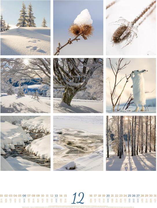 Image du produit Inspiration Natur Kalender 2026 (Couverture rigide, Anglais, Français, Allemand)