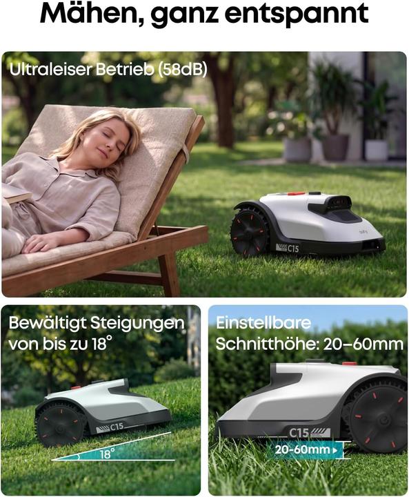 Actual product image eufy Robotic Lawn Mower C15 Solo