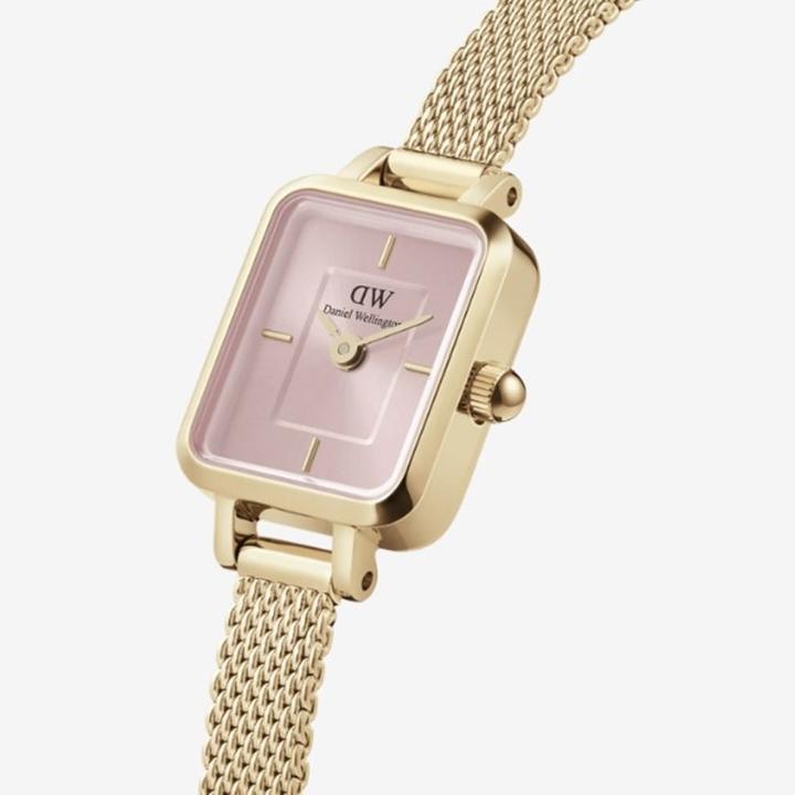 Actual product image Daniel Wellington Quadro Mini Evergold Blush Gold (Analogue wristwatch, 15.50 mm)