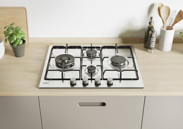 Produktbild Candy CHW6D4WX Edelstahl-Einbau-Gasherd(e) 60 cm