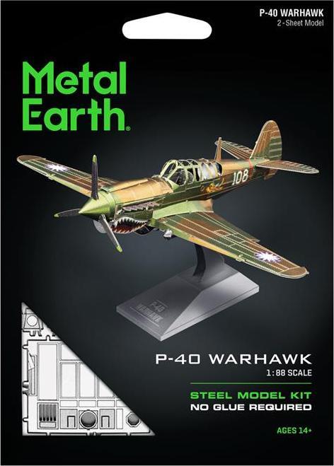Actual product image Metal Earth P-40 Warhawk