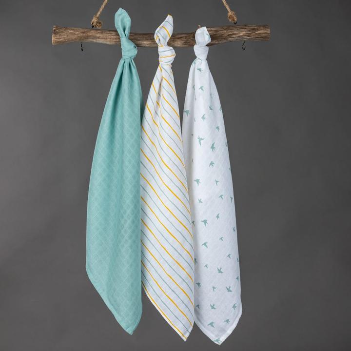 Produktbild La Loona LaLoona Mullwindeln & Mulltücher Mullwindeln / Mulltücher / Spucktücher OEKO-TEX® 5er (70 cm, 70 cm)