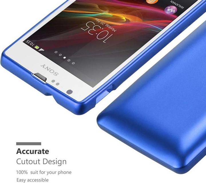 Actual product image Cadorabo TPU Matt Metallic Cover (Sony Xperia SP)