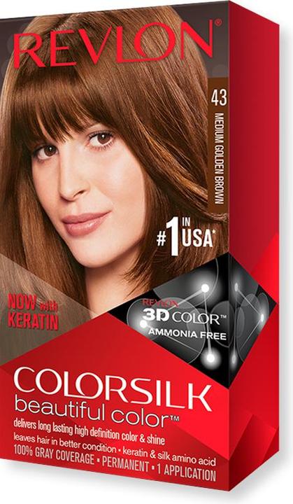 Image du produit Revlon Professional COLORSILK encre #43-castaño medio dorado (43)