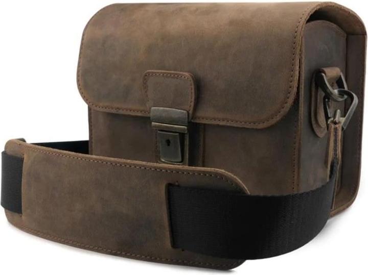 Only-Bags.Store Borsa messenger per fotocamera in pelle martellata per fotocamere mirrorless, istantanee e DSLR (Borsa a tracolla per fotocamera)