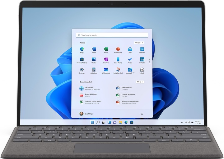Image du produit Microsoft Surface Pro 8 (13", Noyau i7-1185G7, 16 Go, 512 Go, Sans disposition de clavier)