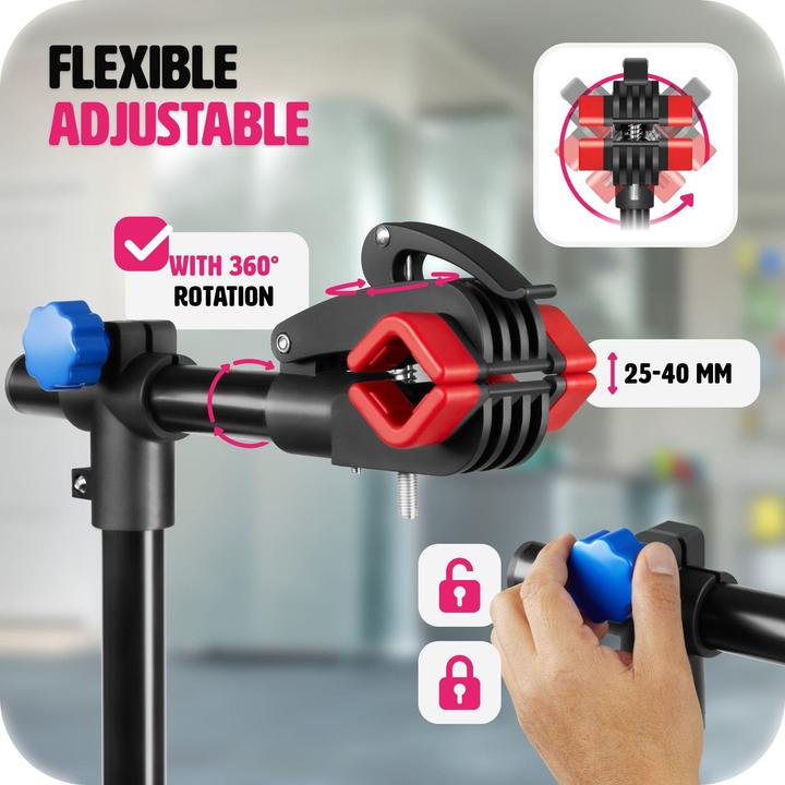 Actual product image tectake Bicycle mounting stand